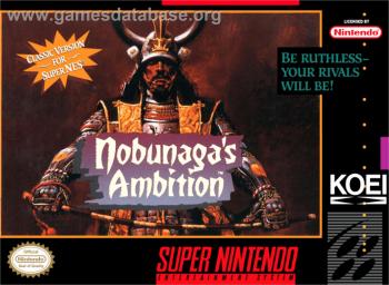 Cover Nobunaga's Ambition for Super Nintendo